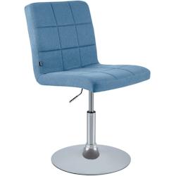 CLP Chaise de salle à manger Ricky en tissu Bleu - bleu textile 152602610_0