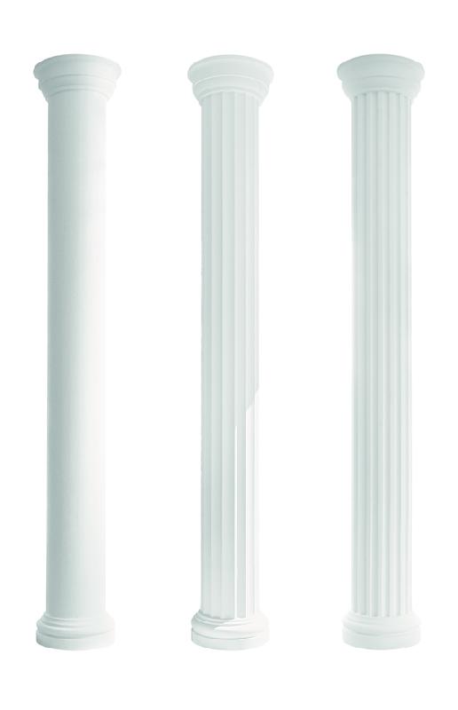 COLONNES ET DEMI-COLONNES | FAÇADE | RONDE | SÉLECTION D'ENSEMBLES | 255MM | LC101 - PRESTIGE DECOR