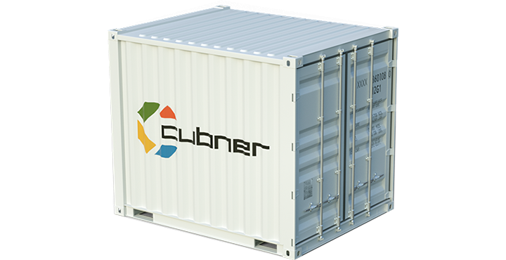 Container maritime dry 10 pieds - Cubner - acier Corten - normes CSC_0