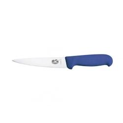 Couteau à désosser/saigner VICTORINOX 16cm lame inox, manche fibrox bleu - bleu 7611160511560_0