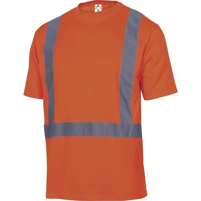 Delta Plus - Tee-shirt haute visibilité FEEDER orange - Taille L - FEEDEORGT_0