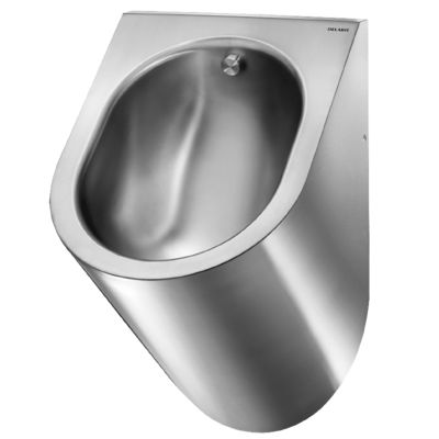 Urinoir individuel suspendu en inox poli satiné - Delabie Delta - Réf. 134770 - Conforme norme EN 13407_0