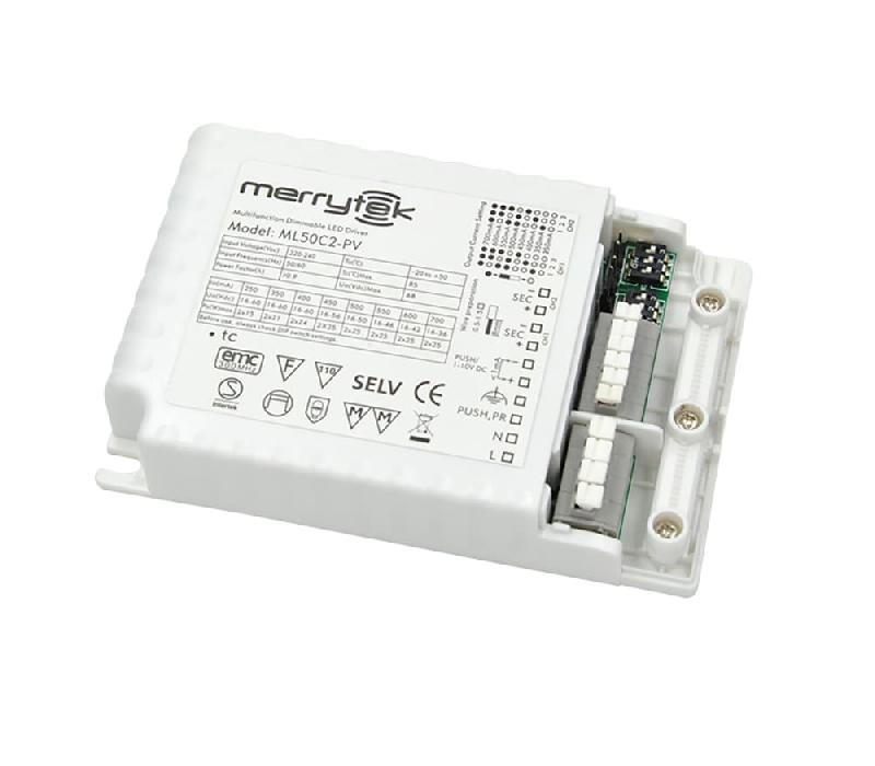 Driver LED gradable 2x25 W - Ajustable 1-10 V - Intensité lumineuse modulable_0