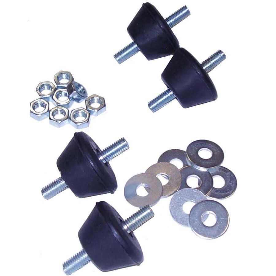Eid - 4 plots anti-vibratiles 220kg - 4 pièces de diamètre 20mm - 4as04_0