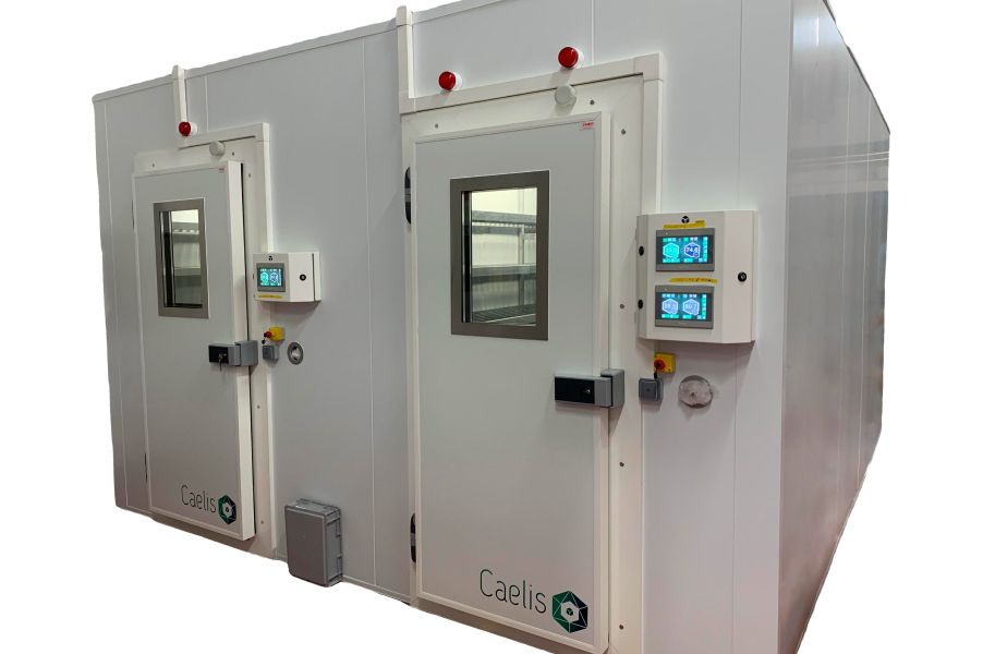 Enceinte climatique modulaire standard avec un caisson de traitement d'air dernière génération - CAELIS