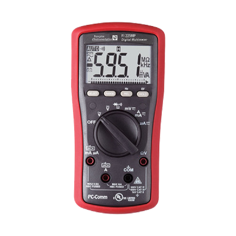 FI225MP - Multimètre numérique portable RMS 6 000 points avec détection de champs électriques sans contact_0