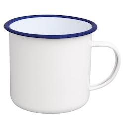 Grand mug à soupe en acier émaillé Olympia 670ml - DC398_0