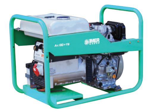 Groupe de soudage triphasé Diesel avec démarrage électrique, puissance maximum 4.7 kW - ARC 180+DXL15 YN DE_0