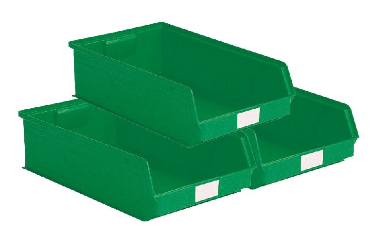 Lot de 14 bacs à bec plastique 20l vert_0