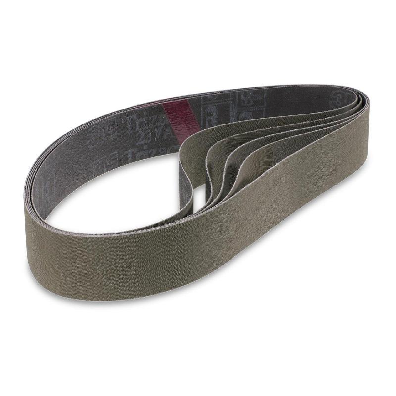 Lot de 4 bandes abrasives 760 x 40 mm - Granulation 280 - Réf. 14_0000698_0