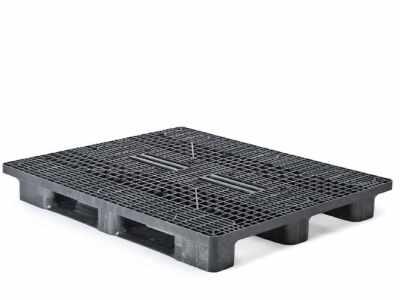 Palette  plastique  1100 X 1300 à plateau ajouré avec rebords en forme de L - CUQP1311HB3RL_0