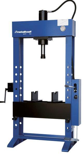 Presse hydraulique d'atelier Metallkraft WPP 30 BK - 30 tonnes - piston mobile et commande au pied_0