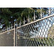 Roberta - clôture métallique - fils - entraxe 1500 mm - maille Q80 - châssis Claustra LD 1100 et CD 1420_0