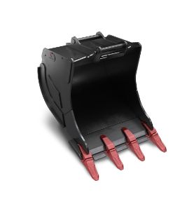 Godet d'excavation S60 - Rototilt - 900 L avec dents_0