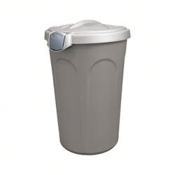 Stefanplast Poubelle Urban Eco System Lt.80 avec pédale blanche - beige 8003507705265_0