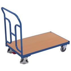 Chariot manuel à dossier tubulaire - Capacité 250 kg - Roues anti-trace - Conception modulaire_0