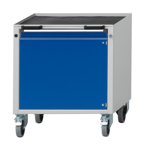 Servante mobile monobloc L660xP615xH750mm - 1 porte H540mm - roues pivotantes Ø125mm - fabrication allemande_0