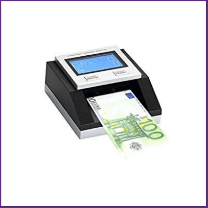 Détecteur de faux billets AG Euro - 6 niveaux de détection - Faible consommation énergétique_0