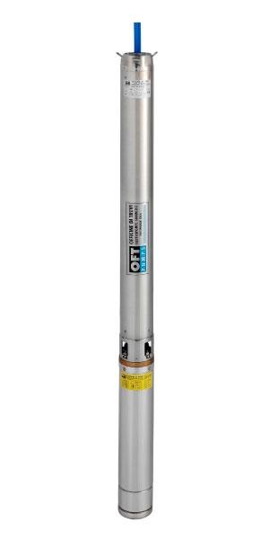 Electropompe immergée pour lixiviat - centrifuge multi-étages - acier inoxydable - puits 4