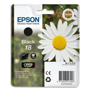 Epson cartouche jet d'encre Claria Home noir 'Pâquerette' 18 (T1801) - C13T18014012 - Compatible avec Expression Home XP_0