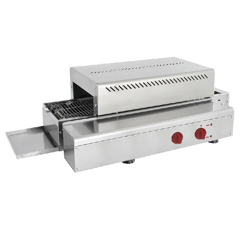 Grille-pain au ruban électrique pour le pain - 750x420x250 mm - 3000 W 230/1V - 43616017 Eurast - gris inox 43616017_0