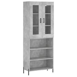 Helloshop26 - Buffet bahut commode armoire meuble de rangement organisateur cuisine salle de séjour salon haut 69,5 x 34 x 180 cm 02_0034574 - 300021_0