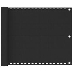 Helloshop26 - Écran de balcon brise pare vue protection confidentialité 75 x 300 cm PEHD anthracite 02_0009969 - 3000536682722_0