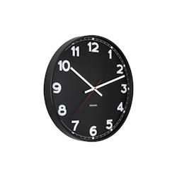 Horloge ronde en métal classic 40 cm Noir Karlsson - noir métal 8714302708787_0