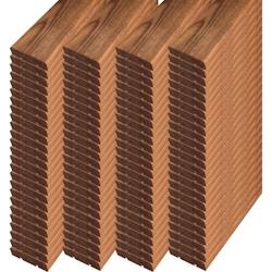 Lame de terrasse lisse en pin sylvestre Premium 250 x 12 cm (Lot de 100) 30 m2 Gueules Des Bois - marron 3700866370374_0