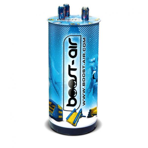 Mange-debout publicitaire pliable, dimensions 45 x 60 x 110 cm_0