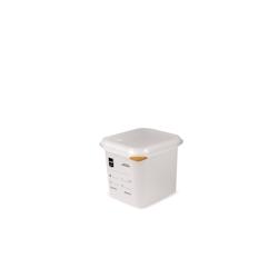 METRO PROFESSIONAL Récipient GN 1/6, 150 mm, polypropylène, avec couvercle - blanc plastique polypropylène 4067373611178_0