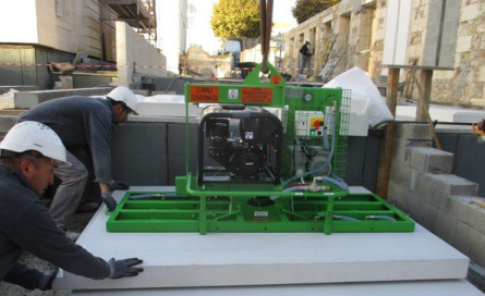 Palonnier à ventouse pour pose de dalles en pierre ou béton - Capacité jusqu'à 3500 kg - En vente ou location_0