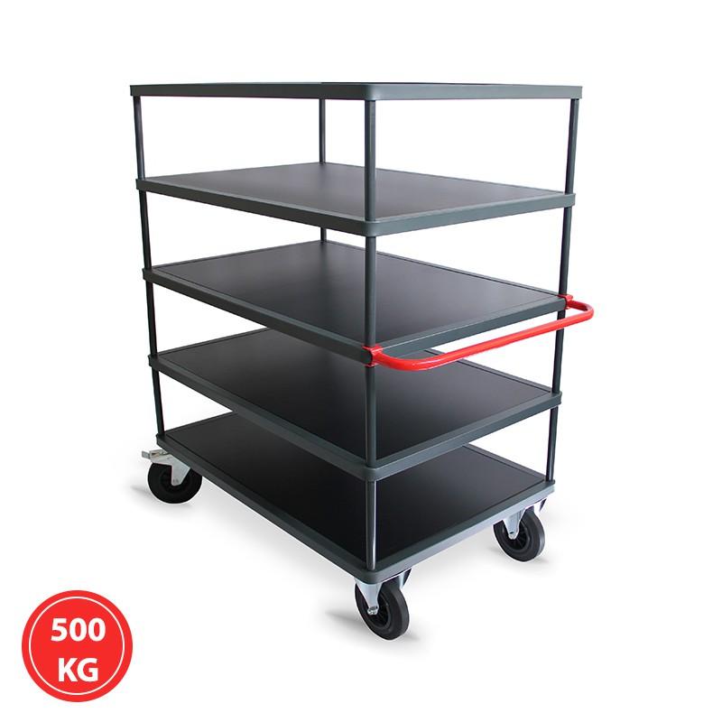 Servante 5 plateaux - 300 et 500 kg Format : 1000 x 700_0