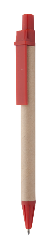 Stylo en papier et plastique recyclé - Encre noire - Couleur naturelle - 5g_0