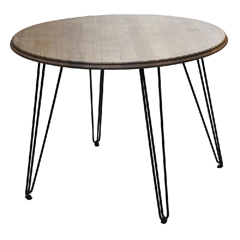 Table à piétements nourrice - Plateau rond de Ø70 à Ø90 cm_0