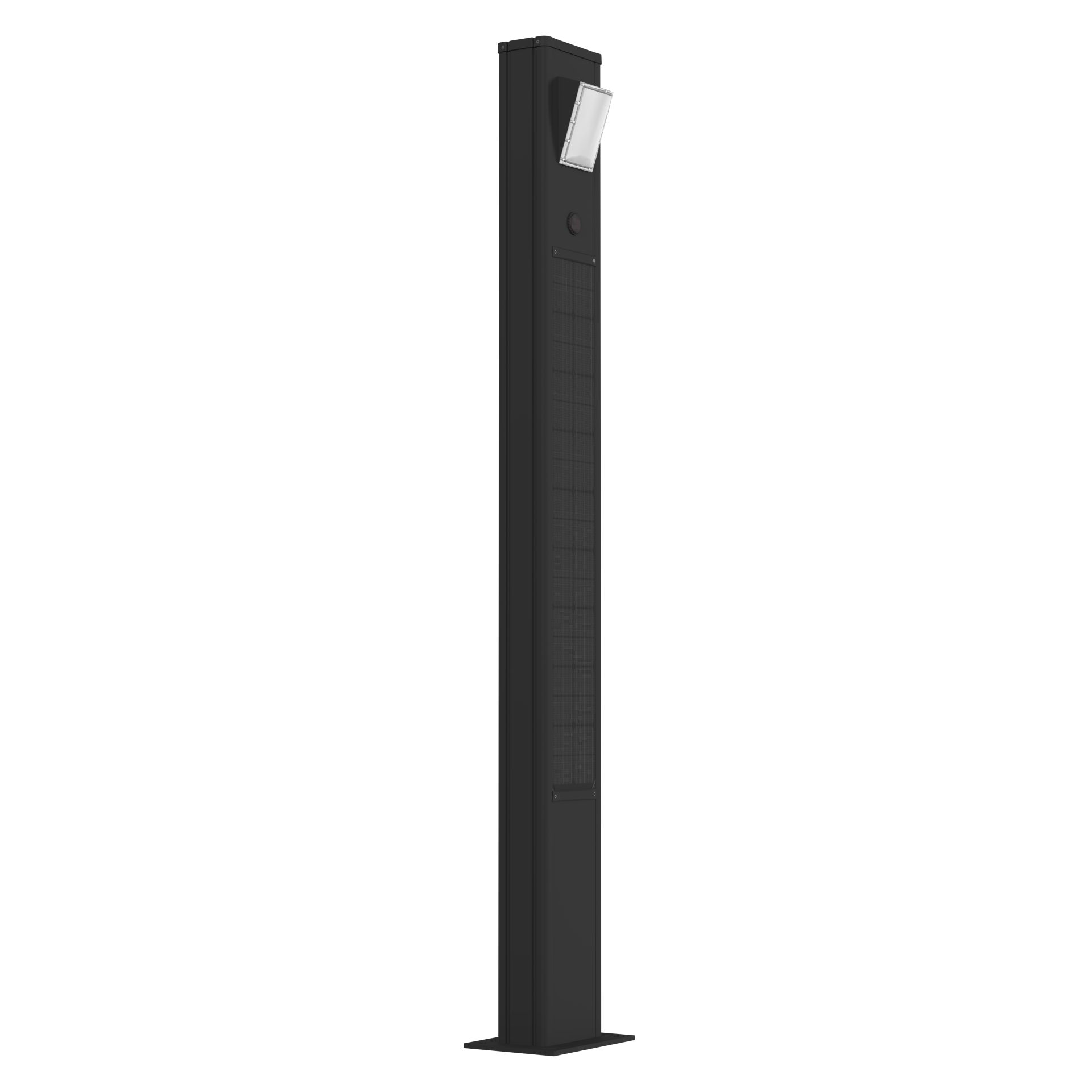 Lampadaire/colonne lumineuse solaire de 2,7 m idéale pour les applications privés et publics - 20W/3920 Lumens - TOTEM 3K_0