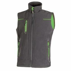 U-Power - Gilet de travail sans manches gris vert UNIVERSE Gris / Vert Taille L - L gris 8033546445242_0
