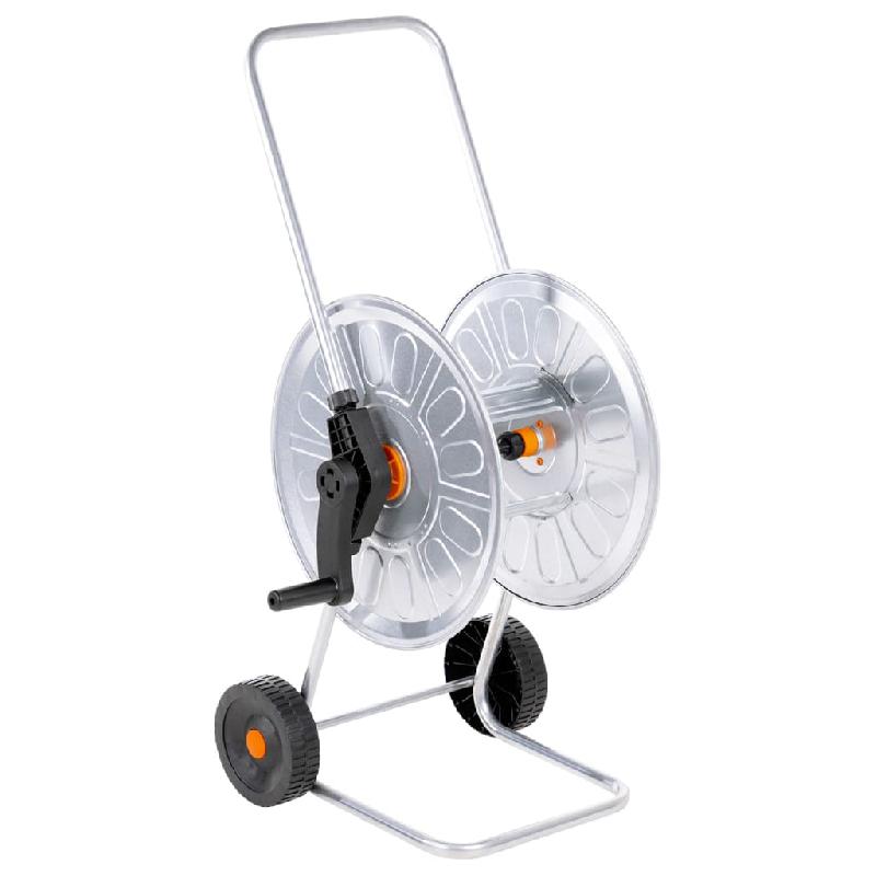 Vidaxl chariot enrouleur pour tuyau de 60 m 1/2