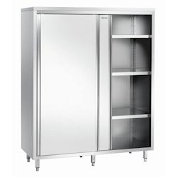Armoire haute Bartscher - Acier inoxydable - Portes coulissantes - Profondeur 600 mm & Hauteur 2000 mm - 398160_0