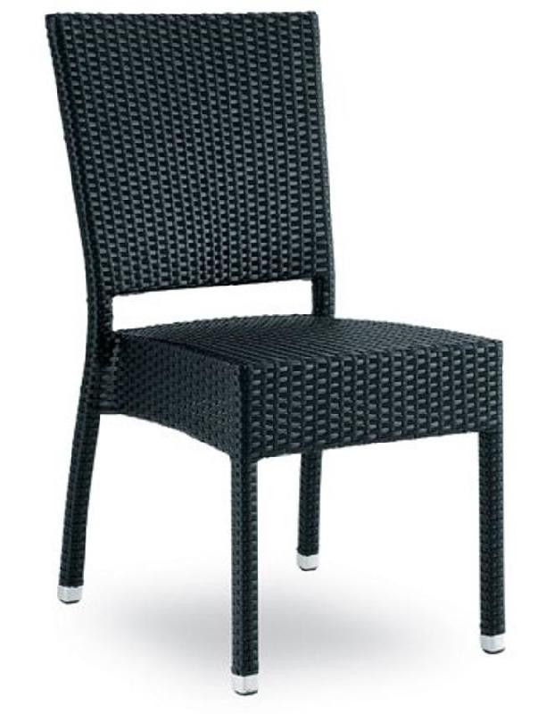 Chaise Tiga - châssis aluminium - tressage en polyéthylène_0