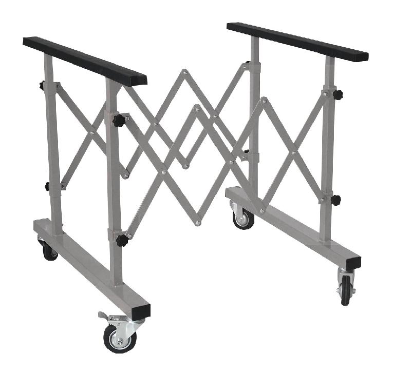 CLAS - Chevalet carrosserie universel télescopique 23-138cm - Support antidérapant et roues pivotantes - OC0716_0
