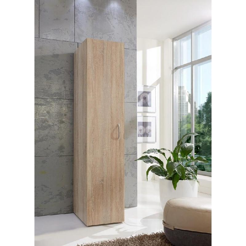 COLONNE DE RANGEMENT LUND 1 PORTE CHÊNE NATUREL 30 X 40 CM PROFONDEUR_0