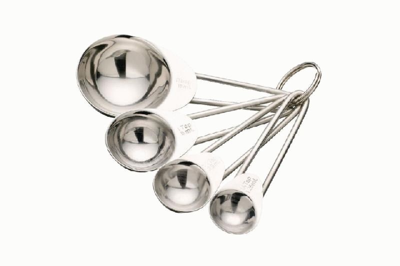 CUILLÈRES À MESURER PROFESSIONNELLES EN INOX - LOT DE 4