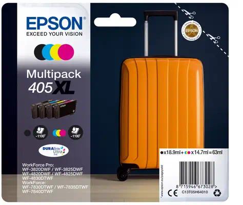 Epson Multipack 4-colours 405XL DURABrite Ultra Ink_0