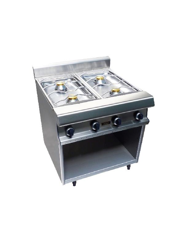 Fourneau gaz 4 feux sur placard ouvert - 24 kW - Gamme CELTIC - Référence W380221_0