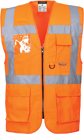 Gilet hi-vis executive - berlin orange s476, s_0