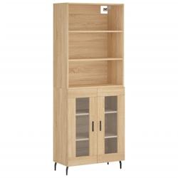 Helloshop26 - Buffet bahut commode armoire meuble de rangement organisateur cuisine salle de séjour salon haut sonoma 69,5 x 34 x 02_0034102 - 300021_0