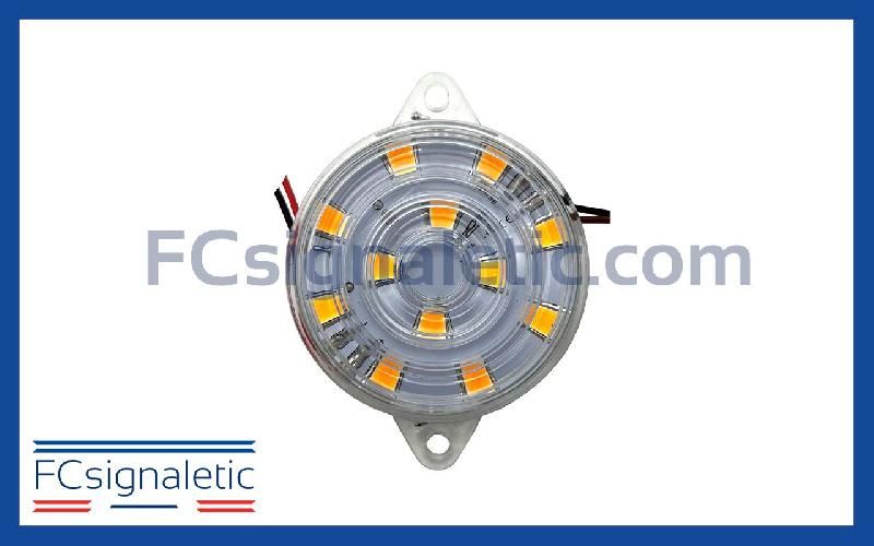 Jeu de 3 plots leds pour triflash  - Diamètre 60mm 12V_0