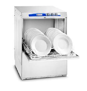 Lave-vaisselle BE 50 - Construction INOX AISI 304 18/10 - Bras lavage/rinçage INOX - Puissance 3,6 kW - Dimensions compactes 570x600x820 mm_0