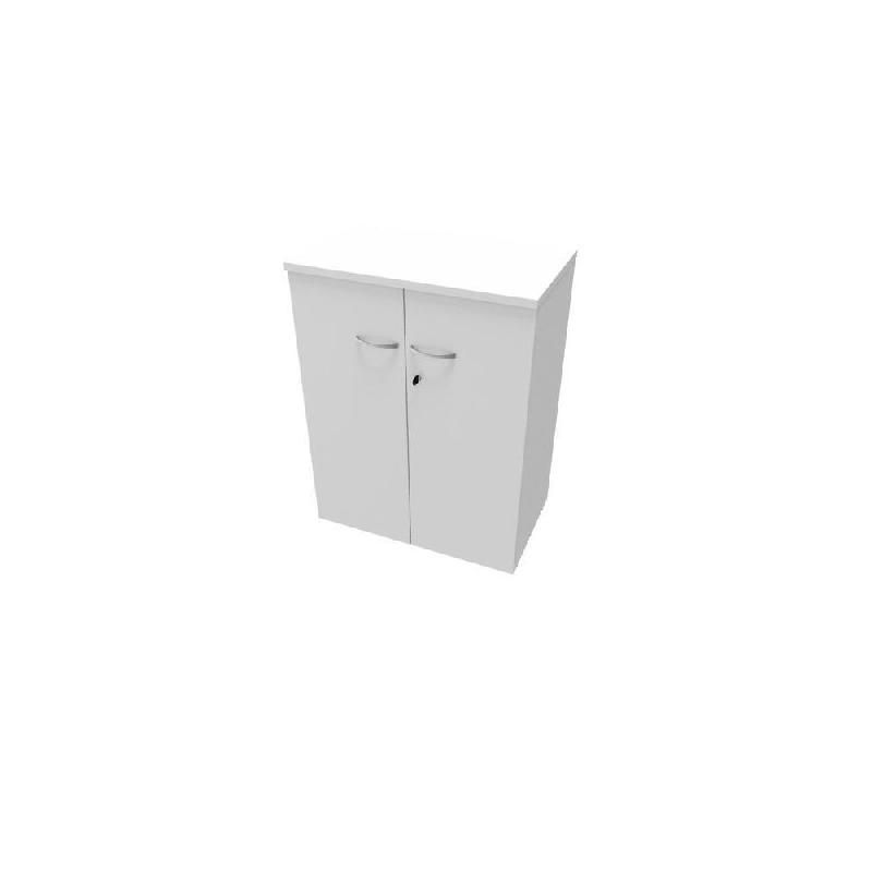 MEUBLE MI-HAUTEUR E-LINK DIRECTION 2 PORTES H. 104 CM  BLANC